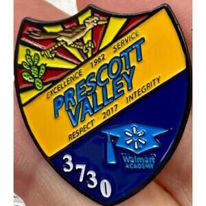 Walmart Pin - Prescott Valley #3730 - Hogeye 2017 Backside